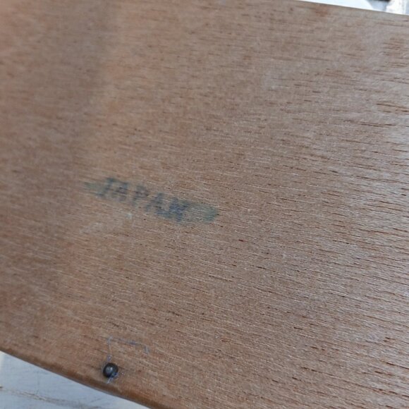 MCM Vintage Set of 3 Hand-Painted Wooden Nesting Canisters – Made in Jap… - Picture 12 of 13